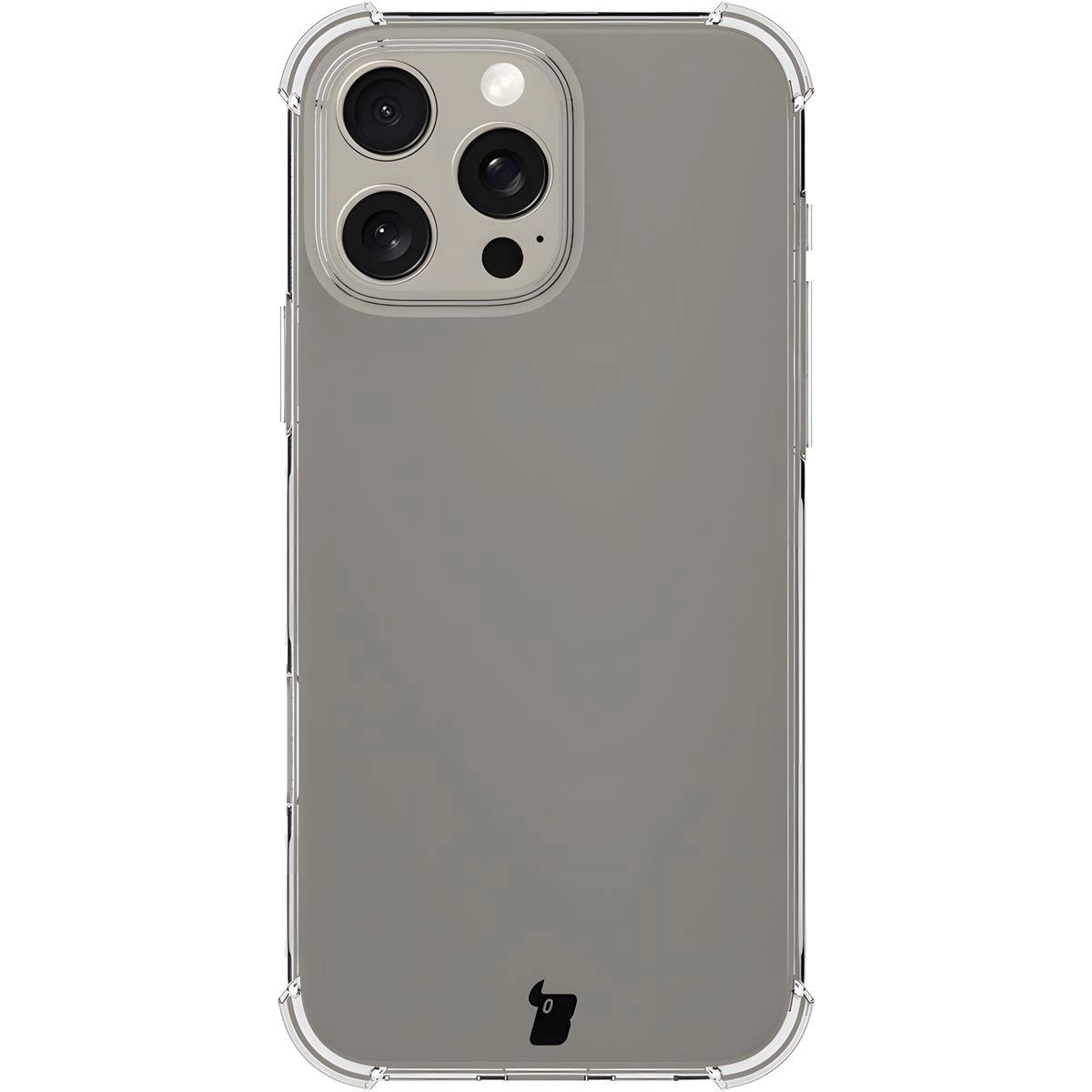Etui Bizon Elastyczne Salpa do iPhone 16 Pro Max Przezroczysty