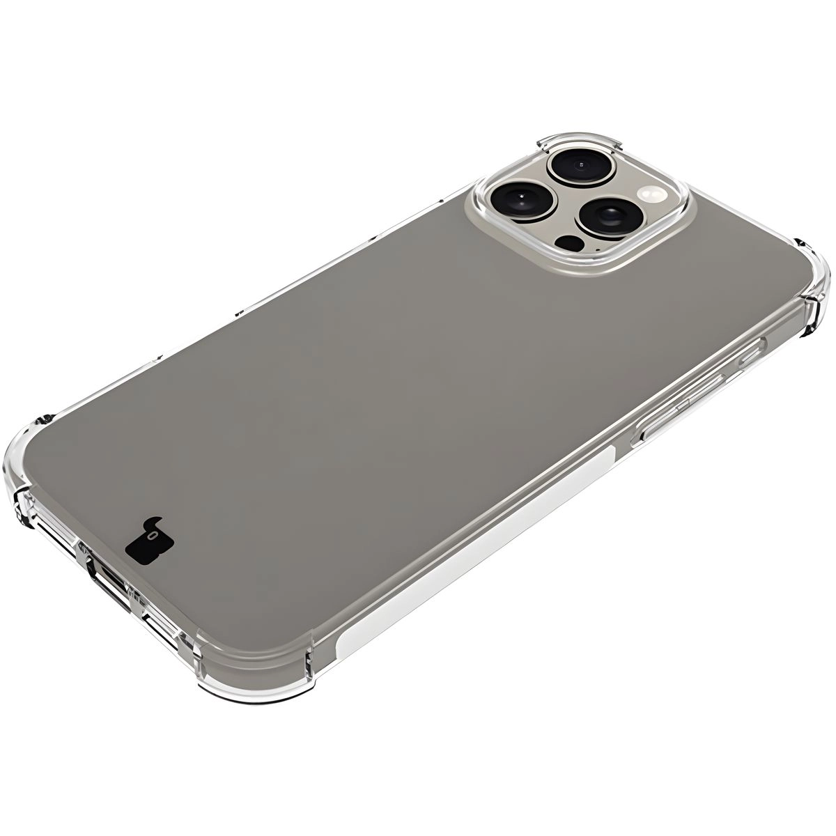 Etui Bizon Elastyczne Salpa do iPhone 16 Pro Max Przezroczysty