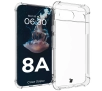 Etui Bizon Elastyczne Salpa do Google Pixel 8A Przezroczysty