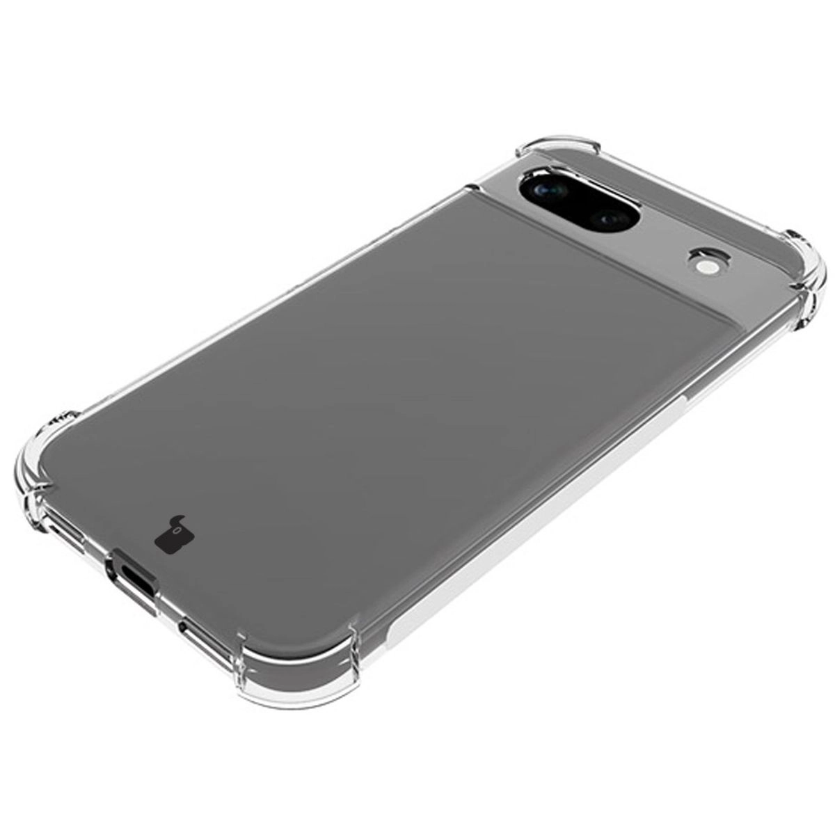 Etui Bizon Elastyczne Salpa do Google Pixel 8A Przezroczysty