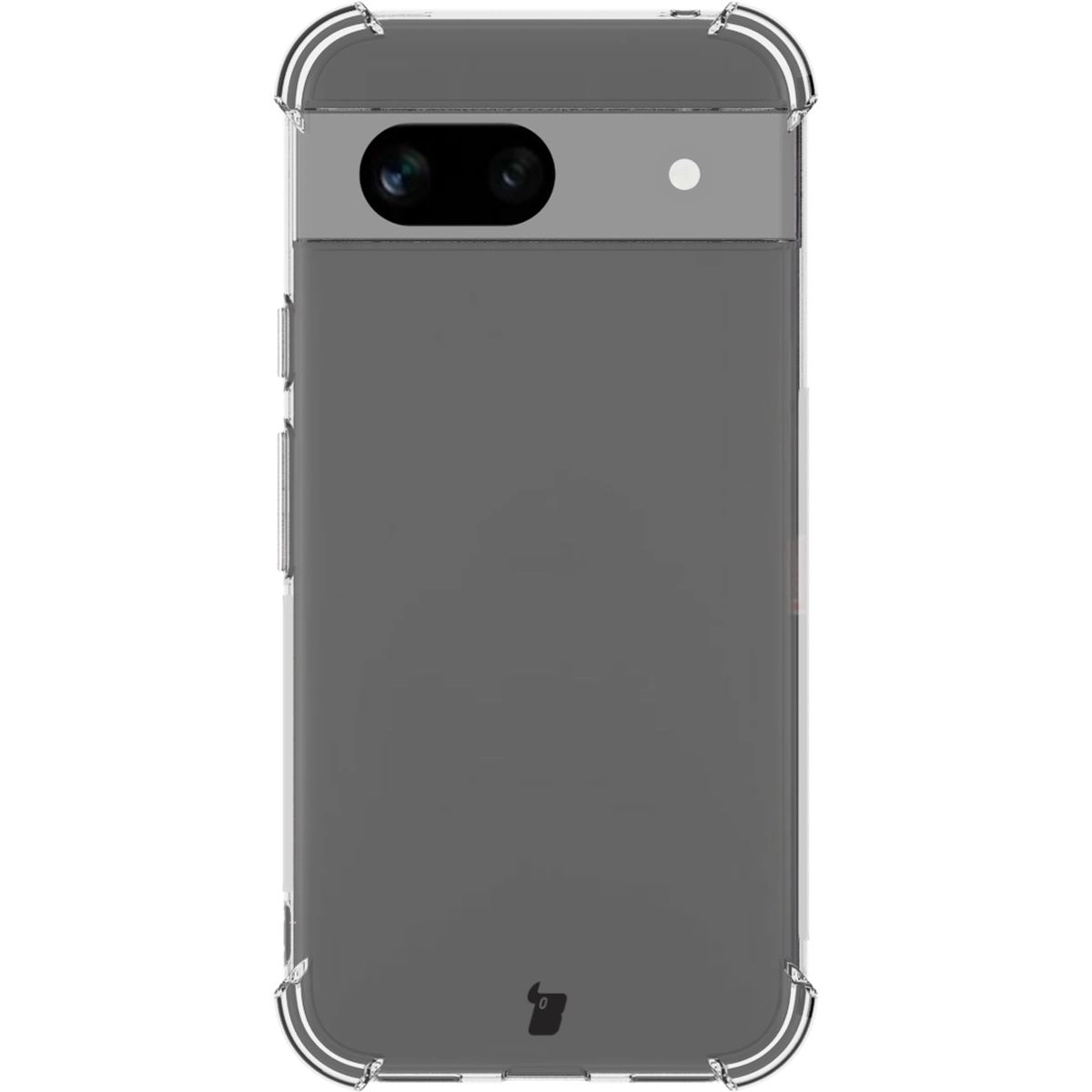 Etui Bizon Elastyczne Salpa do Google Pixel 8A Przezroczysty