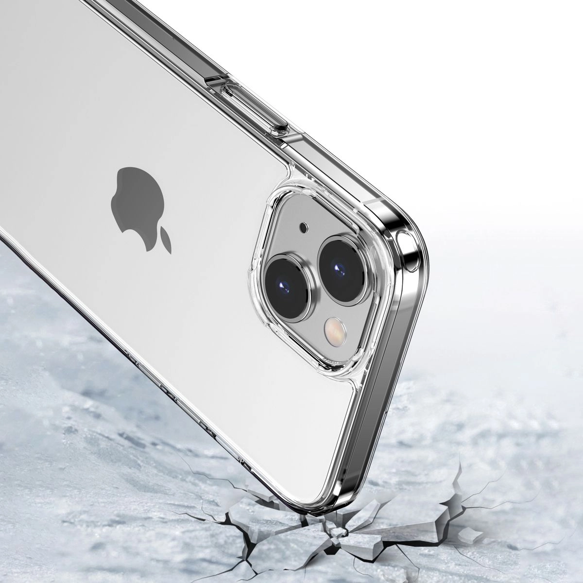 Etui Bizon Halo do iPhone 14 / 13 Przezroczyste