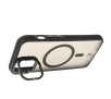 Etui Bizon Eclipse z MagSafe i podstawką do iPhone 14 / iPhone 13 Przydymione z czarną ramką