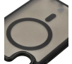 Etui Bizon Eclipse z MagSafe i podstawką do Galaxy S24 Ultra Przydymione z czarną ramką