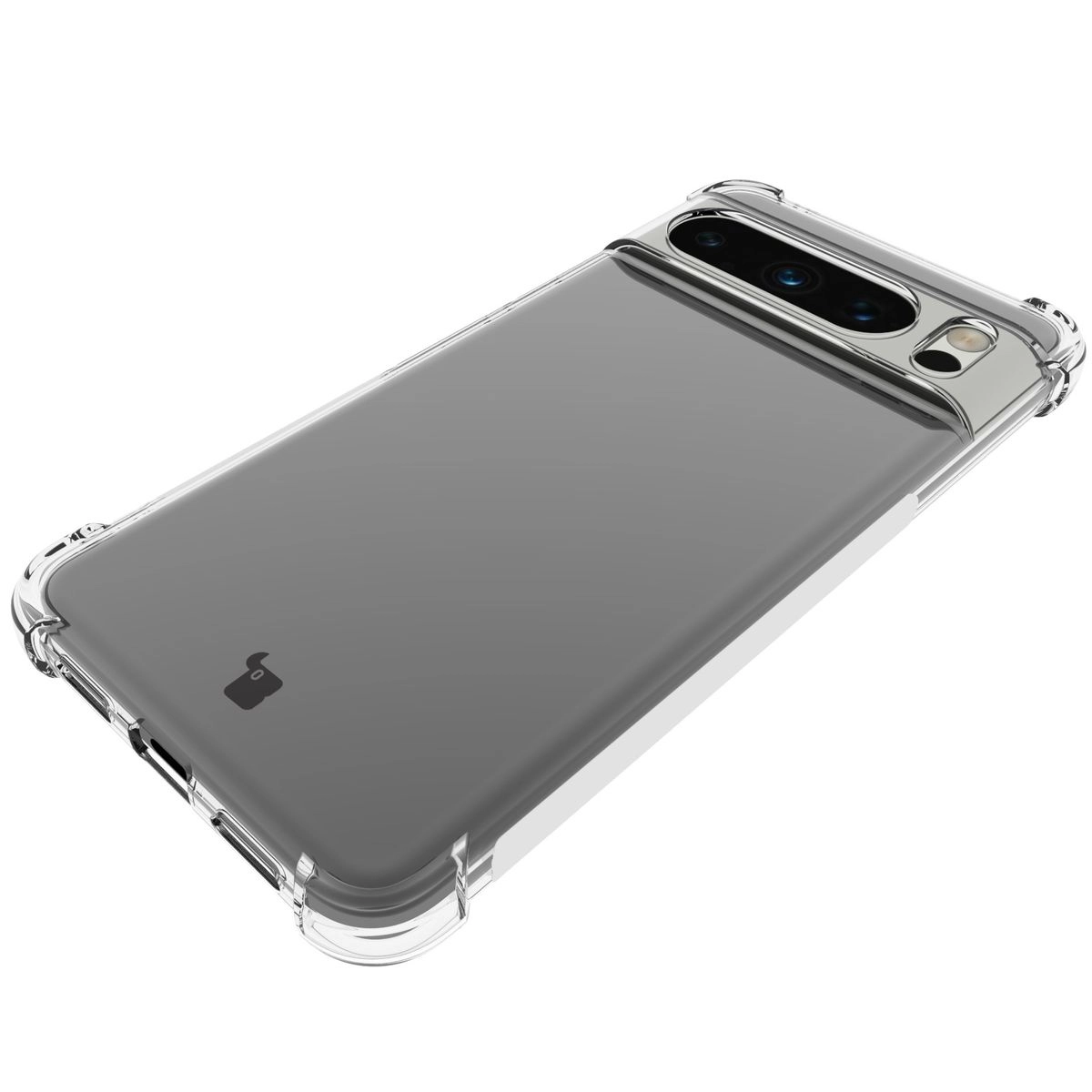Etui Bizon Elastyczne Salpa do Google Pixel 8 Pro Przezroczysty