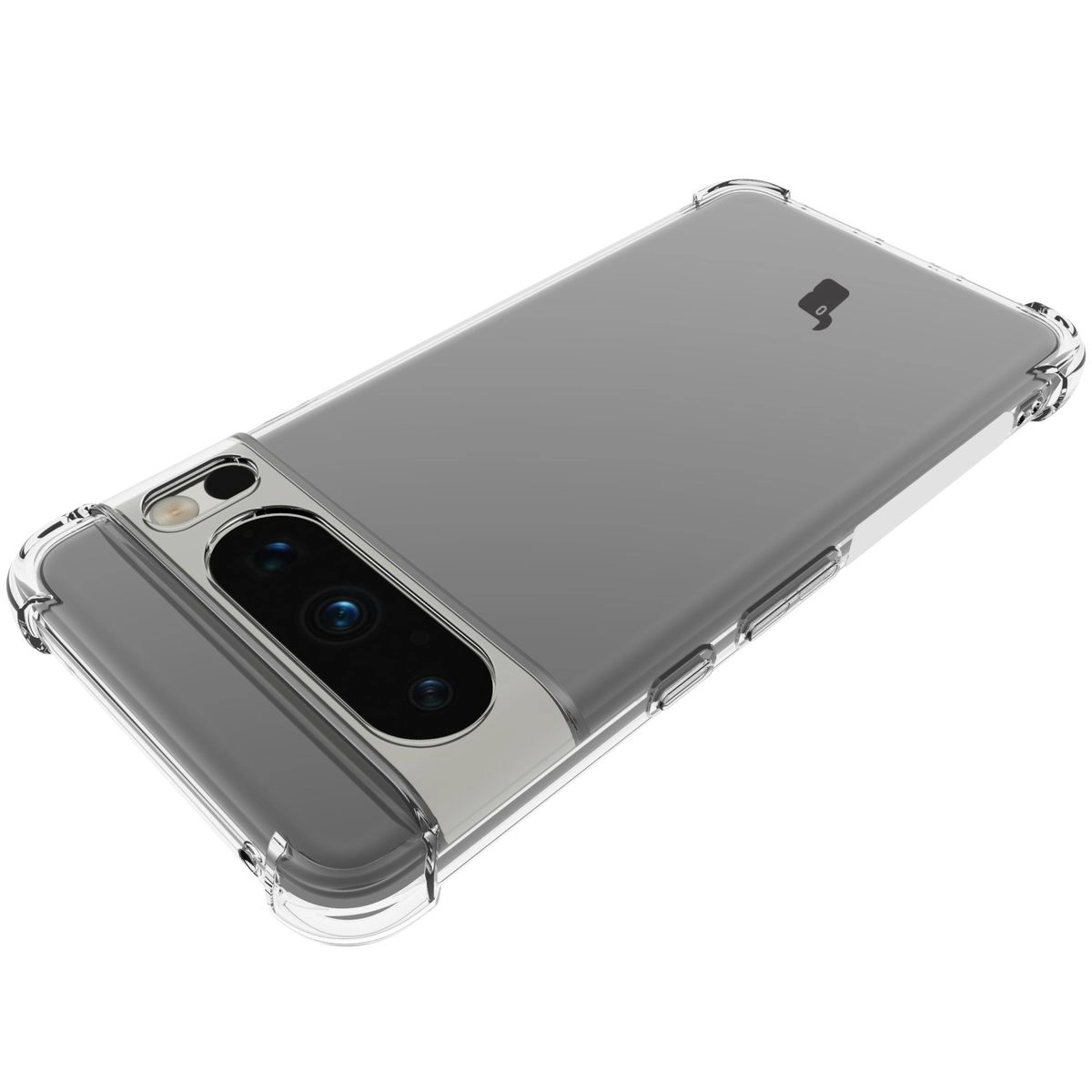 Etui Bizon Elastyczne Salpa do Google Pixel 8 Pro Przezroczysty