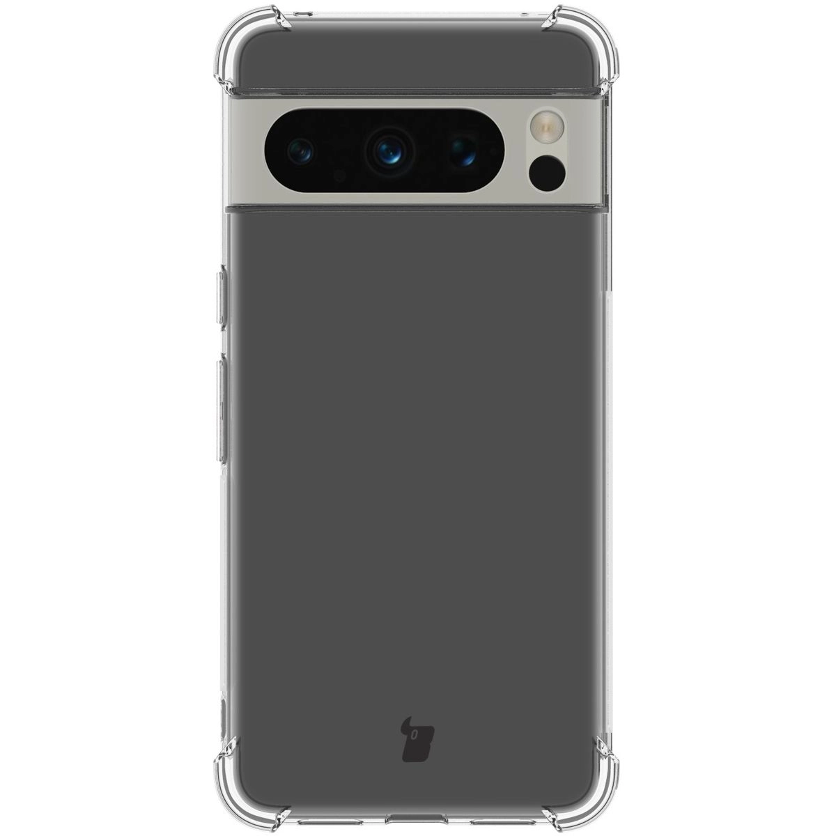 Etui Bizon Elastyczne Salpa do Google Pixel 8 Pro Przezroczysty