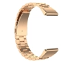 Bransoleta Bizon ze stali nierdzewnej Aura QuickFit 26mm Różowo-złoty