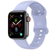 Bizon Strap Watch Silicone S do Apple Watch 38/40/41/42mm Jasno-Fioletowy