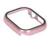 Nakładka na tarczę Bizon ze szkłem do Apple Watch 10 42mm Jasno-różowy