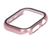 Nakładka na tarczę Bizon ze szkłem do Apple Watch 10 42mm Jasno-różowy
