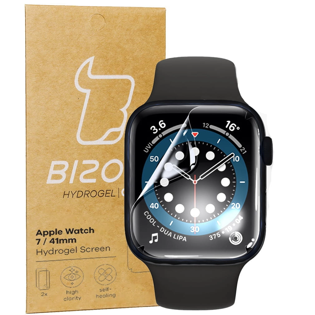 Folia hydrożelowa Bizon na ekran do Apple Watch 41mm 2 sztuki