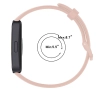 Pasek Bizon Strap Watch Silicone do Huawei Band 9 / Band 8 Różowy