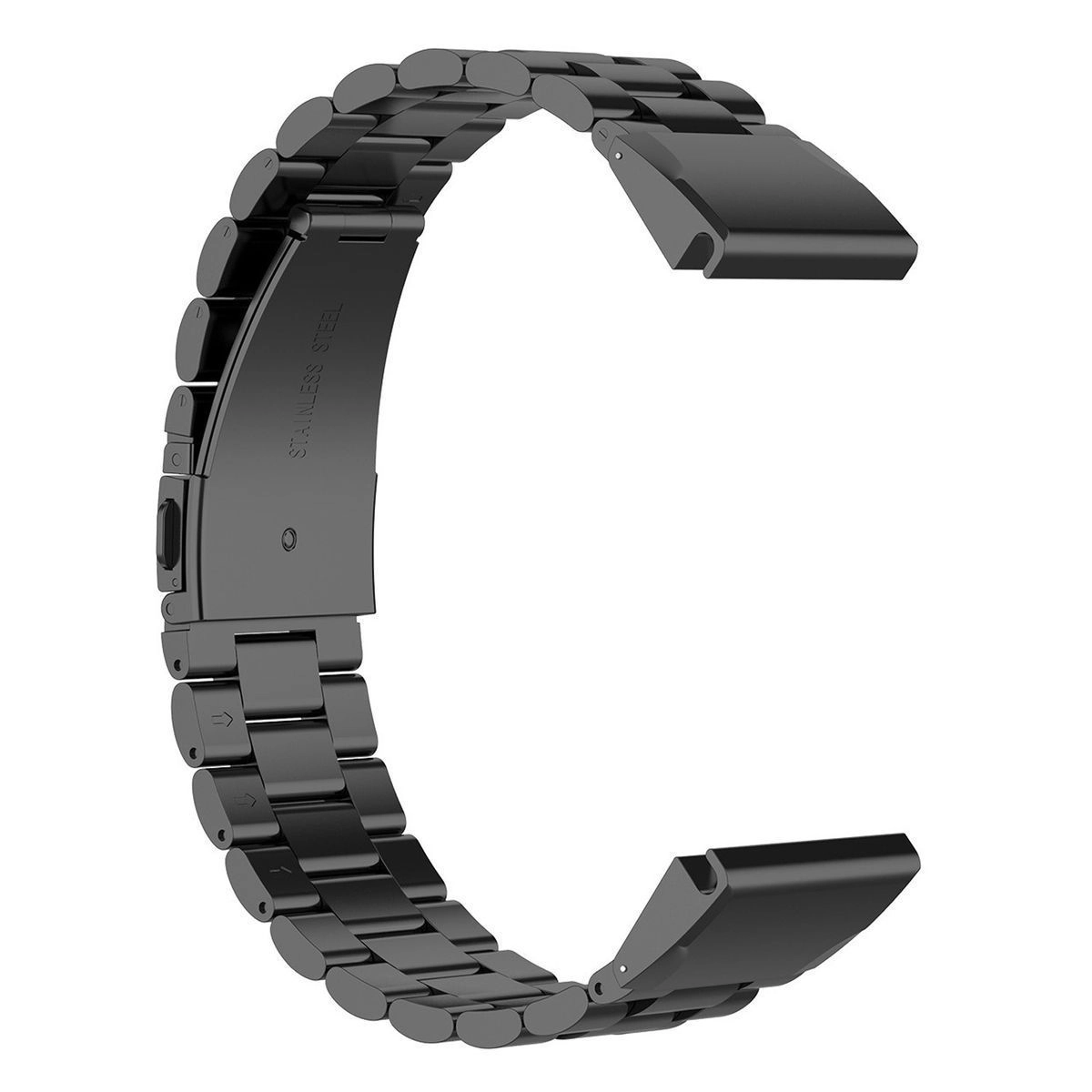 Bransoleta Bizon ze stali nierdzewnej Aura QuickFit 26mm Czarny