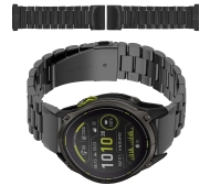 Bizon ze stali nierdzewnej Aura QuickFit 26mm Czarny