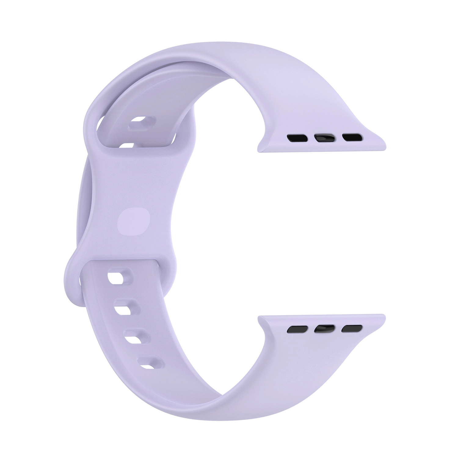 Pasek Bizon Strap Watch Silicone S do Apple Watch 44/45/46/49mm Jasno-Fioletowy