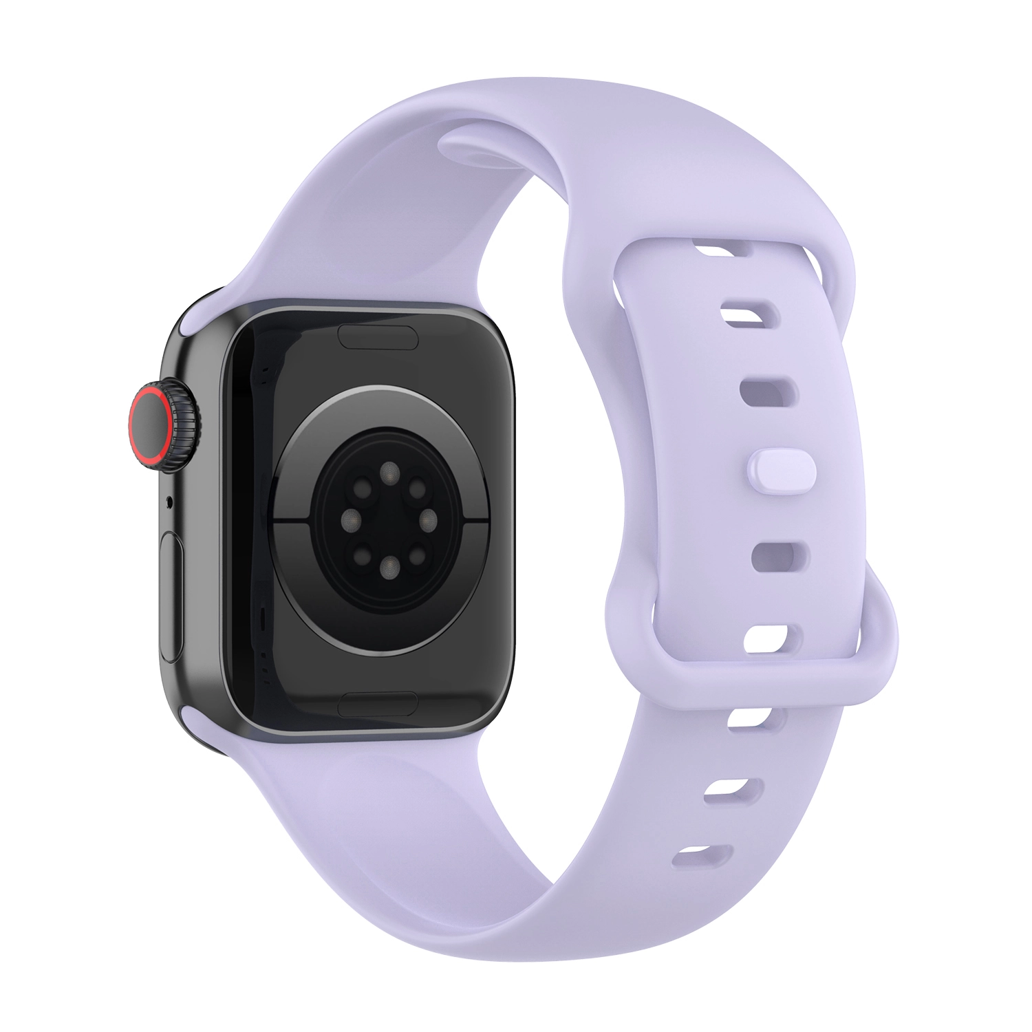 Pasek Bizon Strap Watch Silicone S do Apple Watch 44/45/46/49mm Jasno-Fioletowy