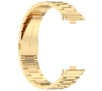 Bransoleta Bizon ze stali nierdzewnej Aura do Xiaomi Smart Band 9 Pro/8 Pro / Redmi Watch 5/4 Złoty