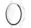Nakładka na tarczę Bizon ze szkłem do Galaxy Watch 7 44mm Przezroczysty