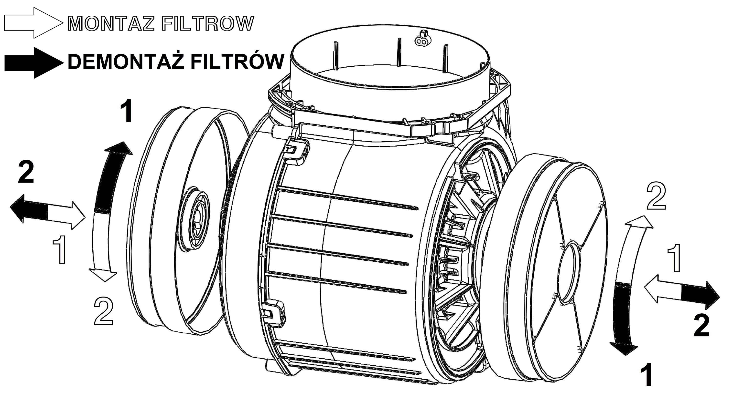 Filtr do okapu HILLMANN ECFB02 Węglowy