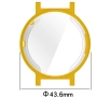 Nakładka na tarczę Bizon Felipe do Huawei Watch GT 4 41mm Złoty