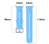 Pasek Bizon Strap Watch Silicone Pro SR do Huawei Watch Fit 3 Błękitny