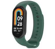 Bizon Strap Watch Dots do Xiaomi Smart Band 9 / 9 NFC / 8 Ciemno-zielony