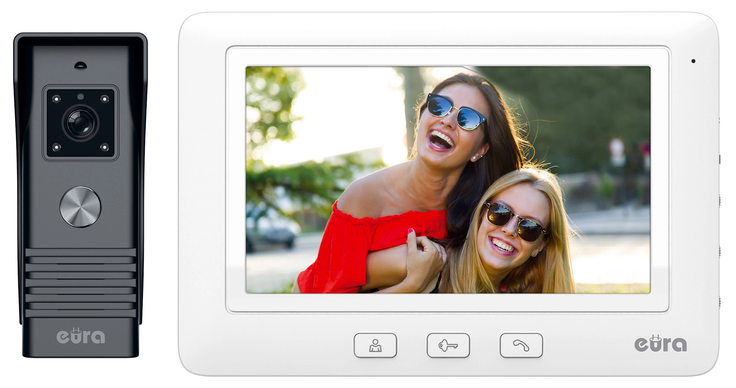 Wideodomofon Eura-Tech Eura VDP-45A3 Alpha Biały