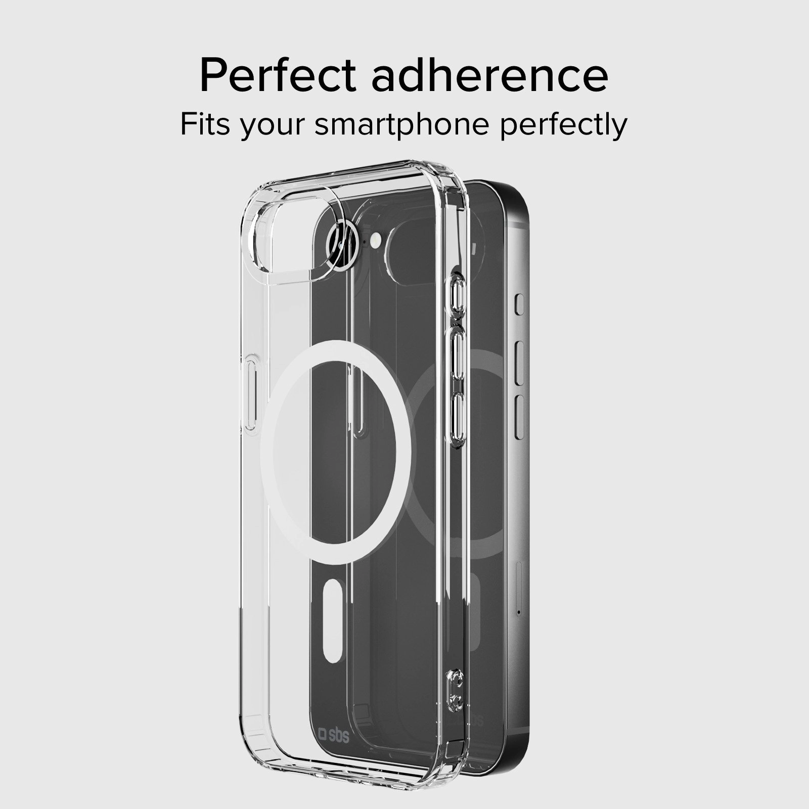 Etui SBS Light Mag do iPhone 16e Przezroczysty