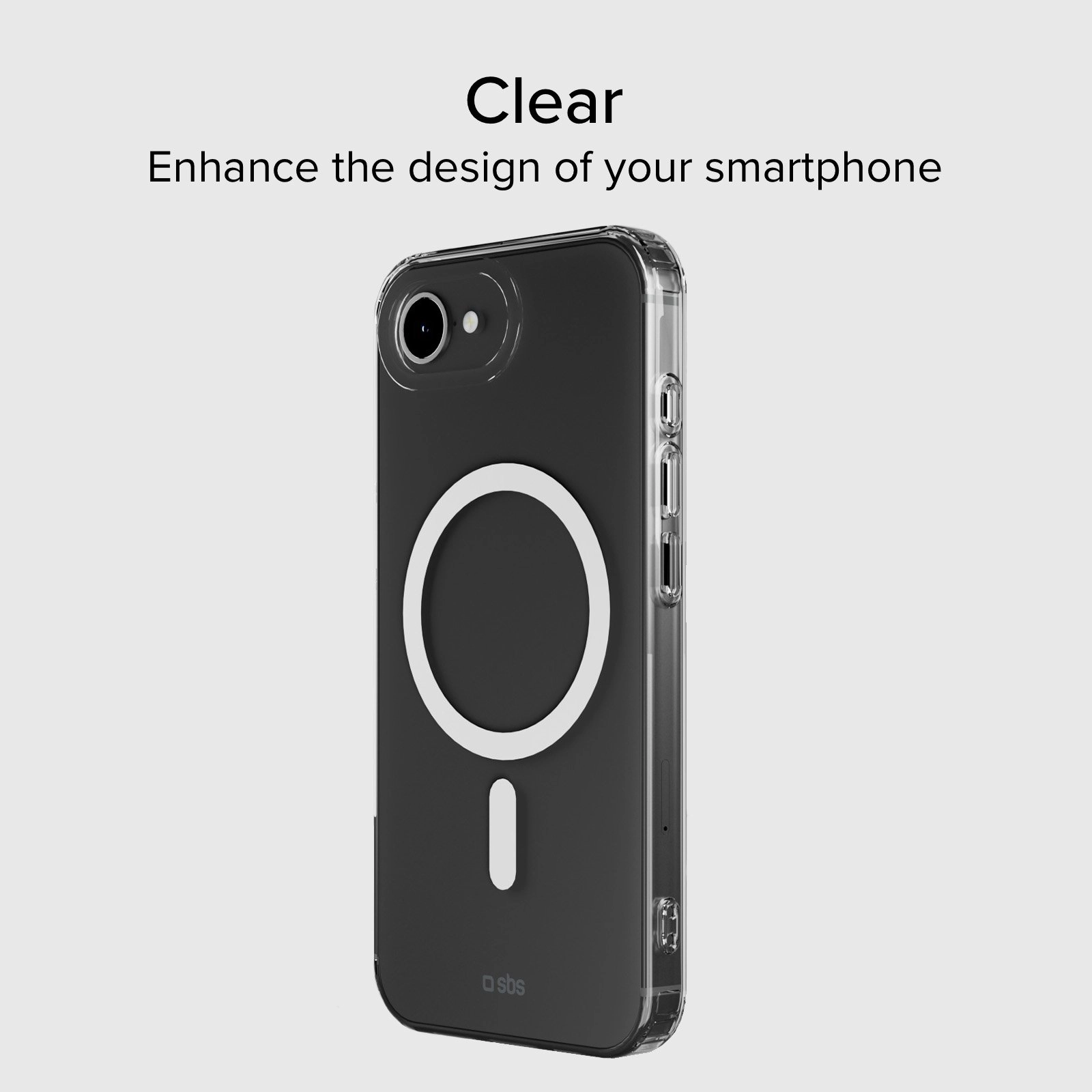 Etui SBS Light Mag do iPhone 16e Przezroczysty