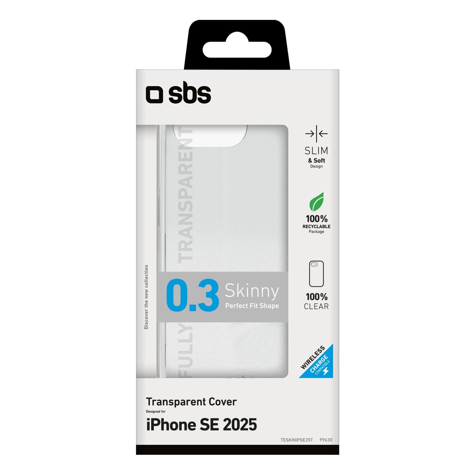 Etui SBS Skinny do iPhone 16e Przezroczysty