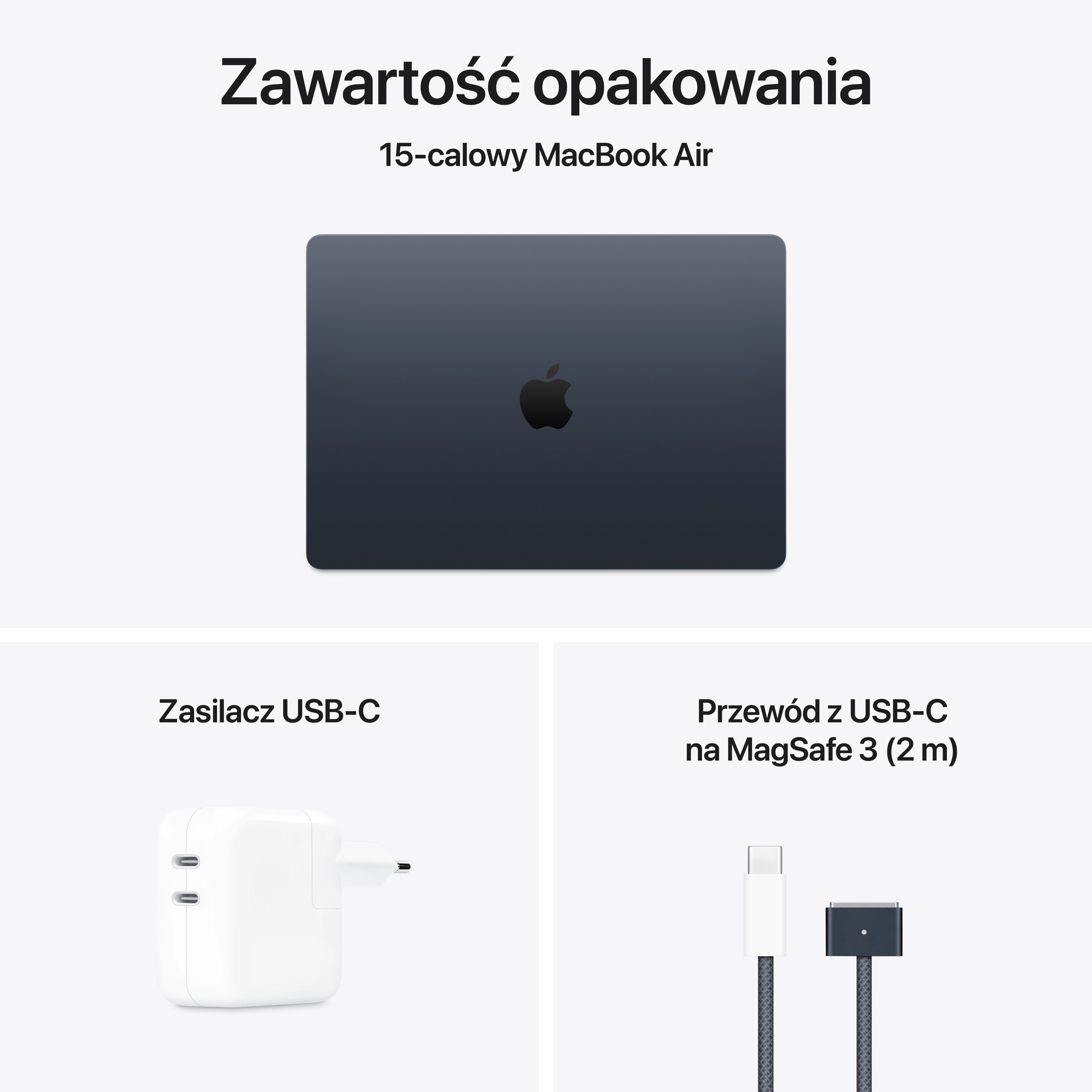 Apple MacBook Air 2025 15,3" M4 16GB RAM 512GB Dysk macOS Północ