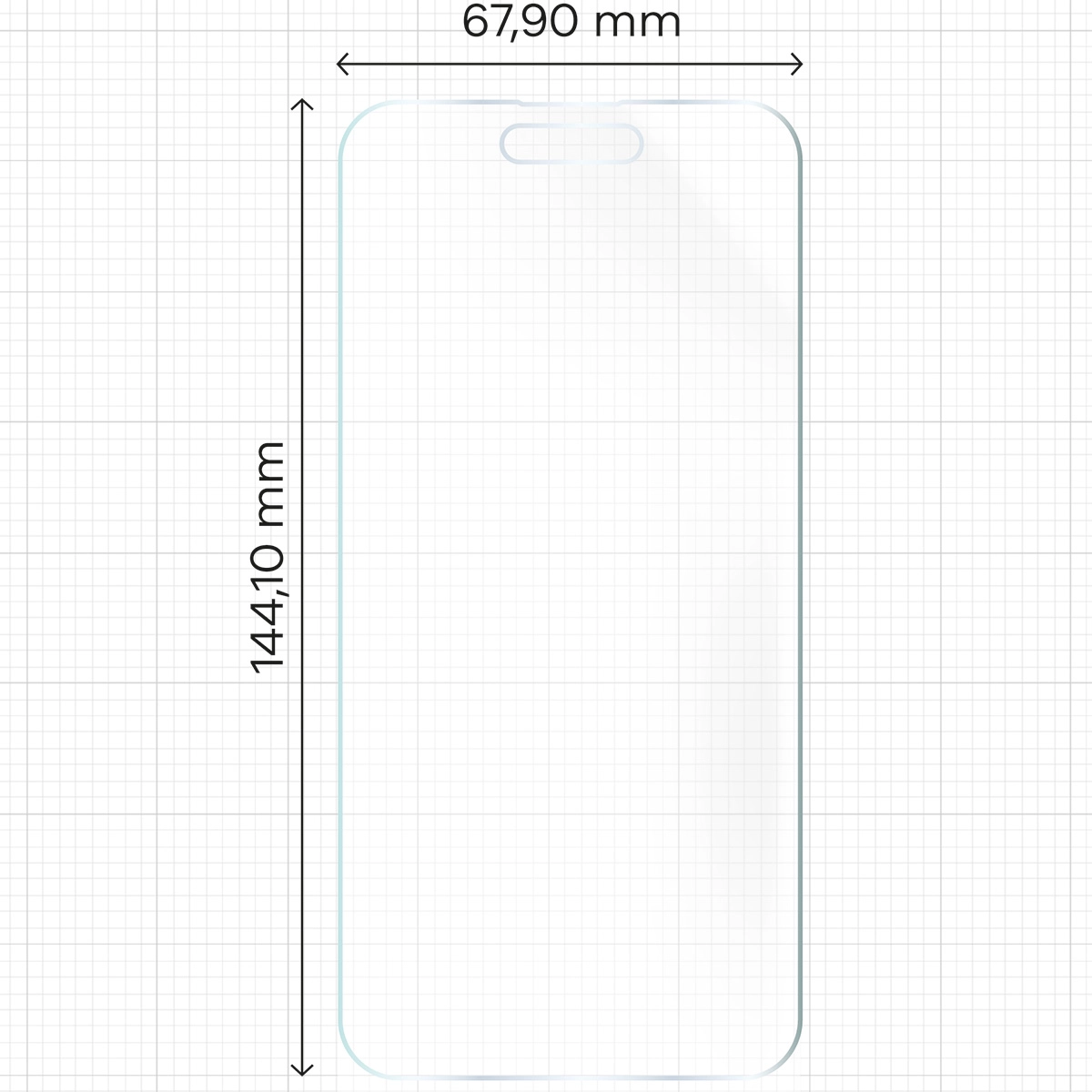 Folia ochronna Bizon matowa Film Sun do iPhone 14 Pro 2 sztuki