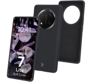 Bizon Silikonowe Soft do Honor Magic7 Lite Czarny