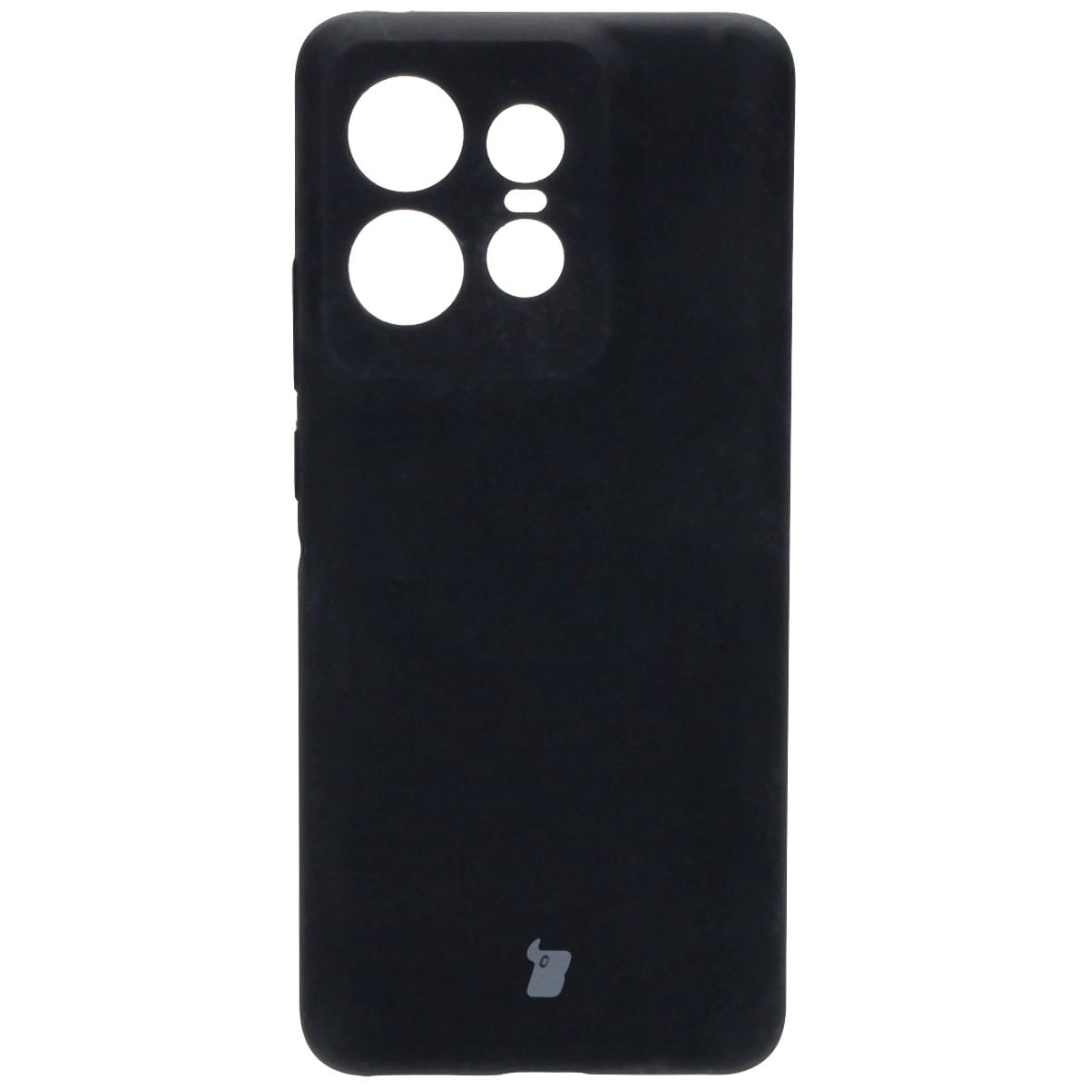Etui Bizon Silikonowe Soft do Motorola Edge 50 Pro Czarny