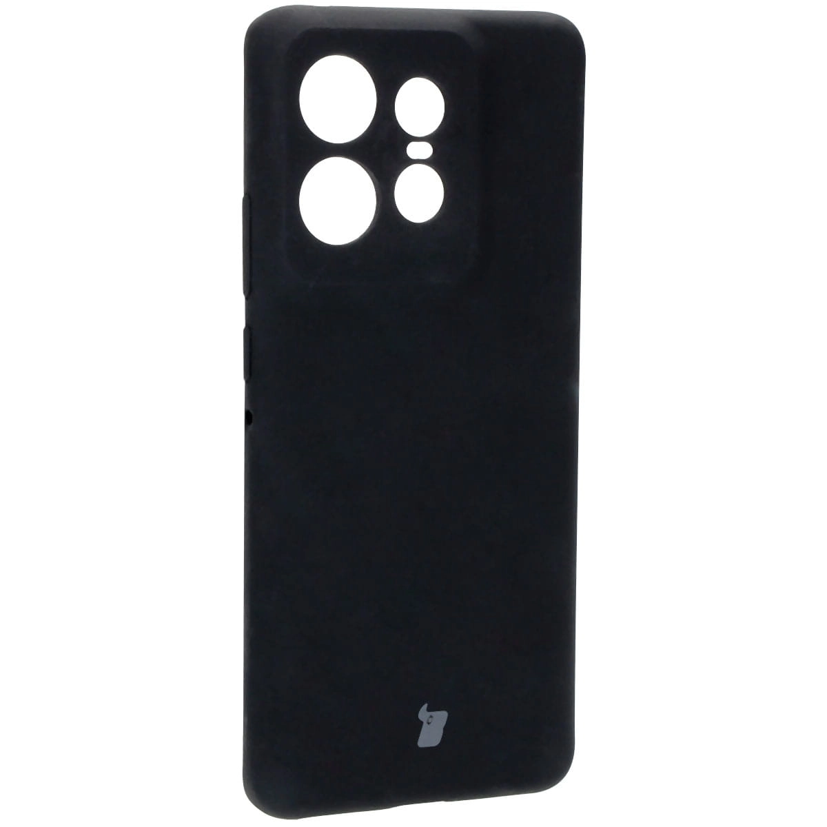 Etui Bizon Silikonowe Soft do Motorola Edge 50 Pro Czarny