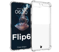 Bizon Elastyczne Salpa do Galaxy Z Flip6 Przezroczysty
