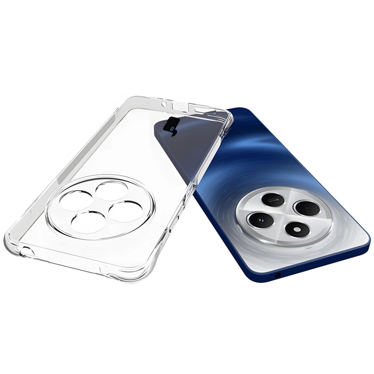 Etui Bizon Elastyczne Salpa do Xiaomi Redmi 14C 4G / POCO C75 Przezroczysty