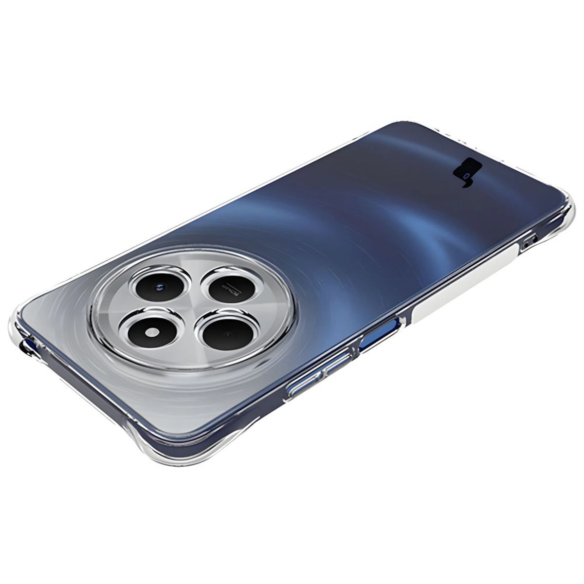 Etui Bizon Elastyczne Salpa do Xiaomi Redmi 14C 4G / POCO C75 Przezroczysty