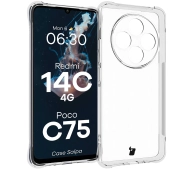 Bizon Elastyczne Salpa do Xiaomi Redmi 14C 4G / POCO C75 Przezroczysty