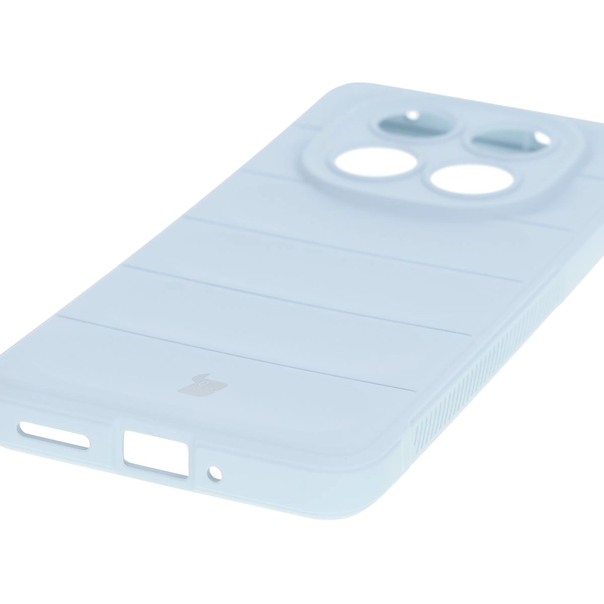 Etui Bizon Tur do Xiaomi Redmi Note 14 Pro 5G / Poco X7 Jasnoniebieskie