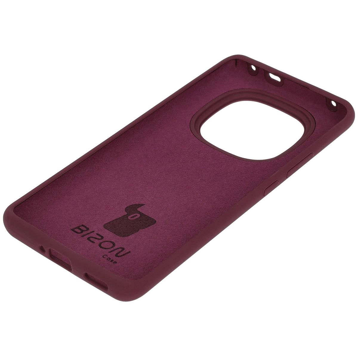 Etui Bizon Silikonowe Soft do Xiaomi Redmi Note 14 Pro Plus 5G Ciemno-fioletowy