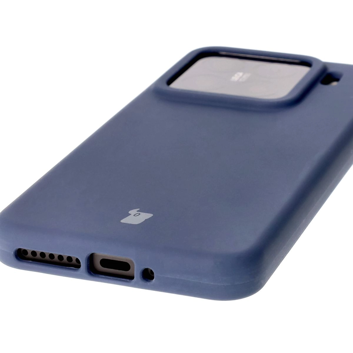 Etui Bizon Silikonowe Soft do Xiaomi 15 Ciemno-niebieski