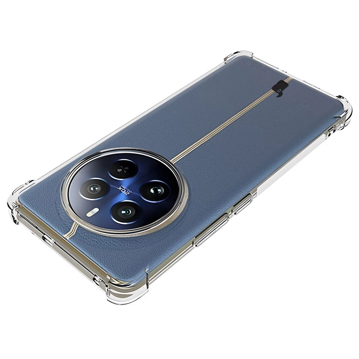 Etui Bizon Elastyczne Salpa do Realme 12 Pro/12 Pro+ Przezroczysty