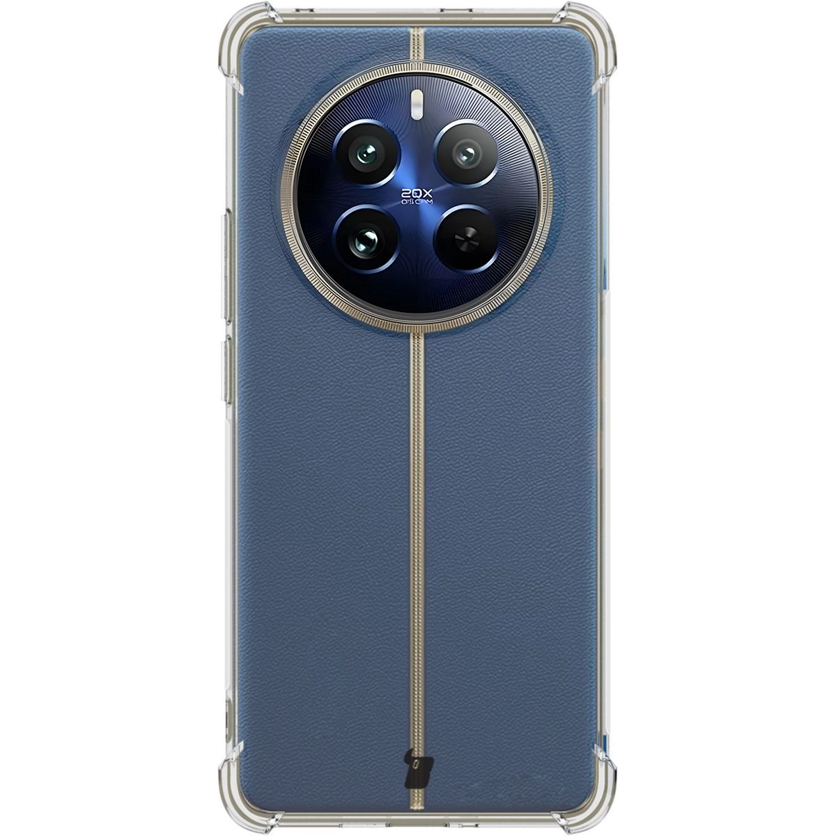 Etui Bizon Elastyczne Salpa do Realme 12 Pro/12 Pro+ Przezroczysty