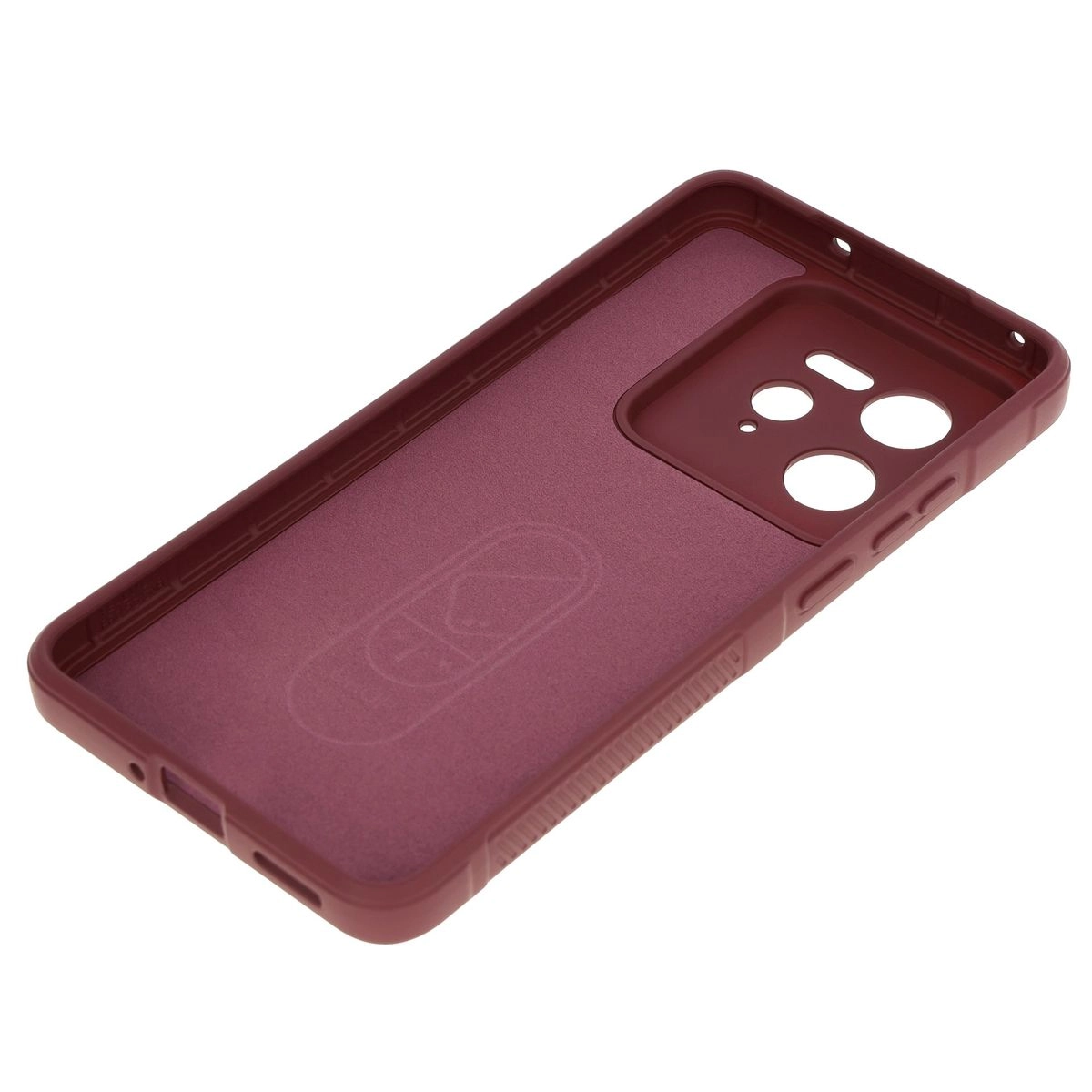 Etui Bizon Tur do Realme GT 7 Pro Ciemnofioletowy