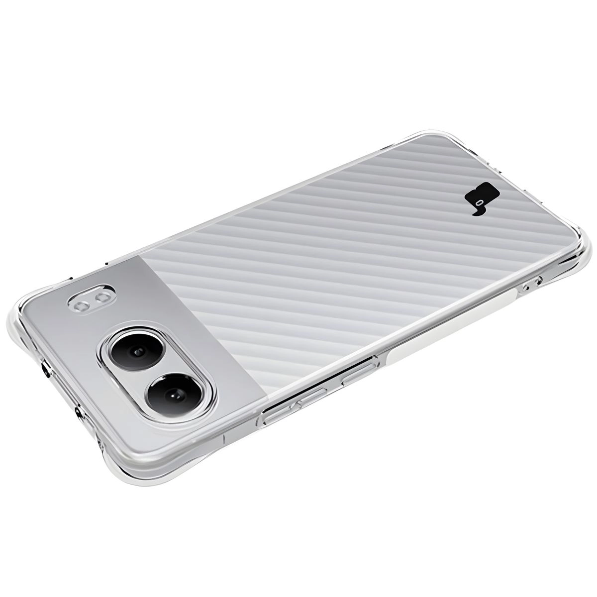 Etui Bizon Elastyczne Salpa do OnePlus Nord 4 Przezroczysty