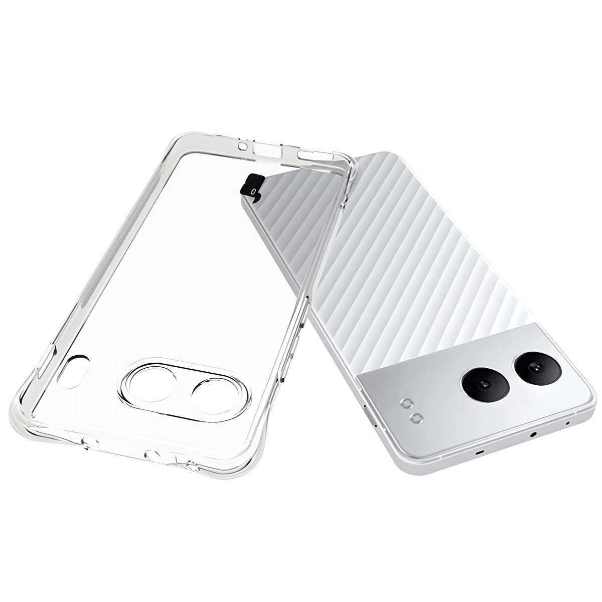 Etui Bizon Elastyczne Salpa do OnePlus Nord 4 Przezroczysty