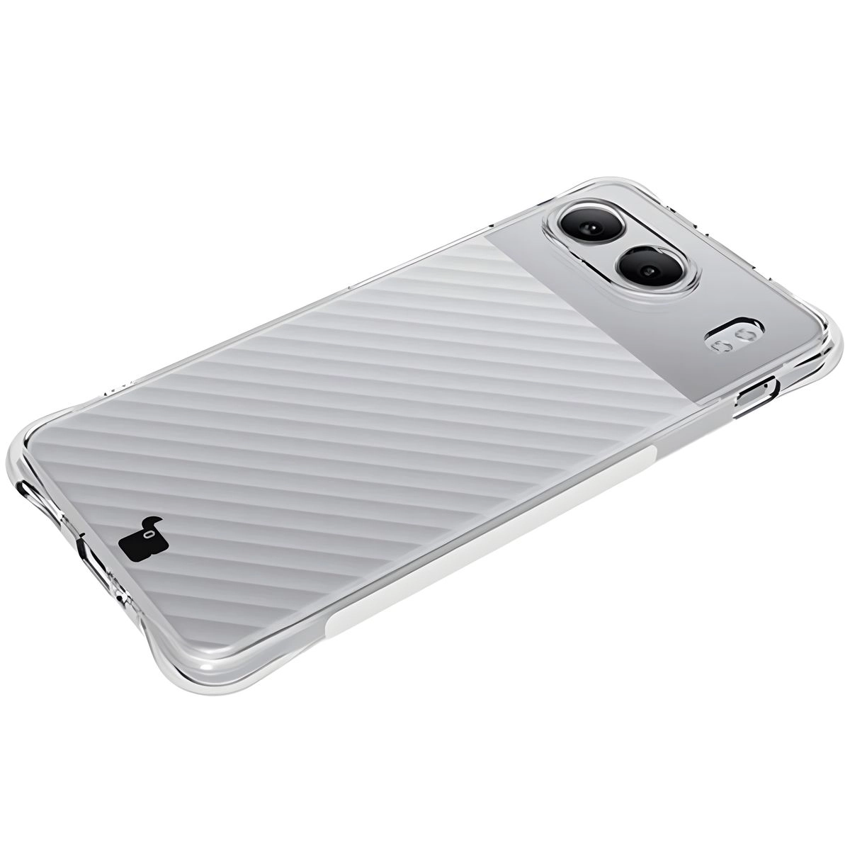 Etui Bizon Elastyczne Salpa do OnePlus Nord 4 Przezroczysty