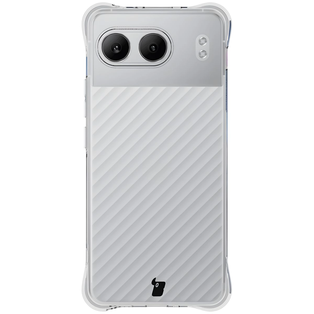 Etui Bizon Elastyczne Salpa do OnePlus Nord 4 Przezroczysty